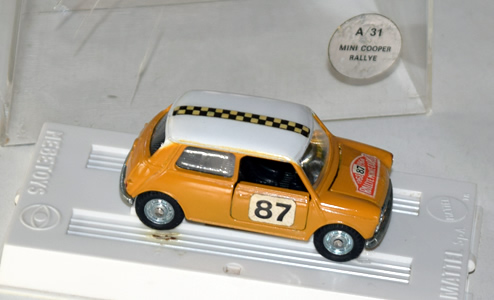 MEBETOYS № A-61 ミニMINI MINOR MONTE-CARLO AESSEMODELS.IT - MEBETOYS A-31 MINI COOPER RALLYE DI MONTECARLO